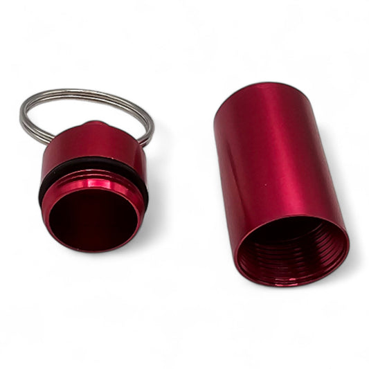 Geocaching Versteck Micro Tablettendose Pillendose wasserdicht Schlüsselanhänger