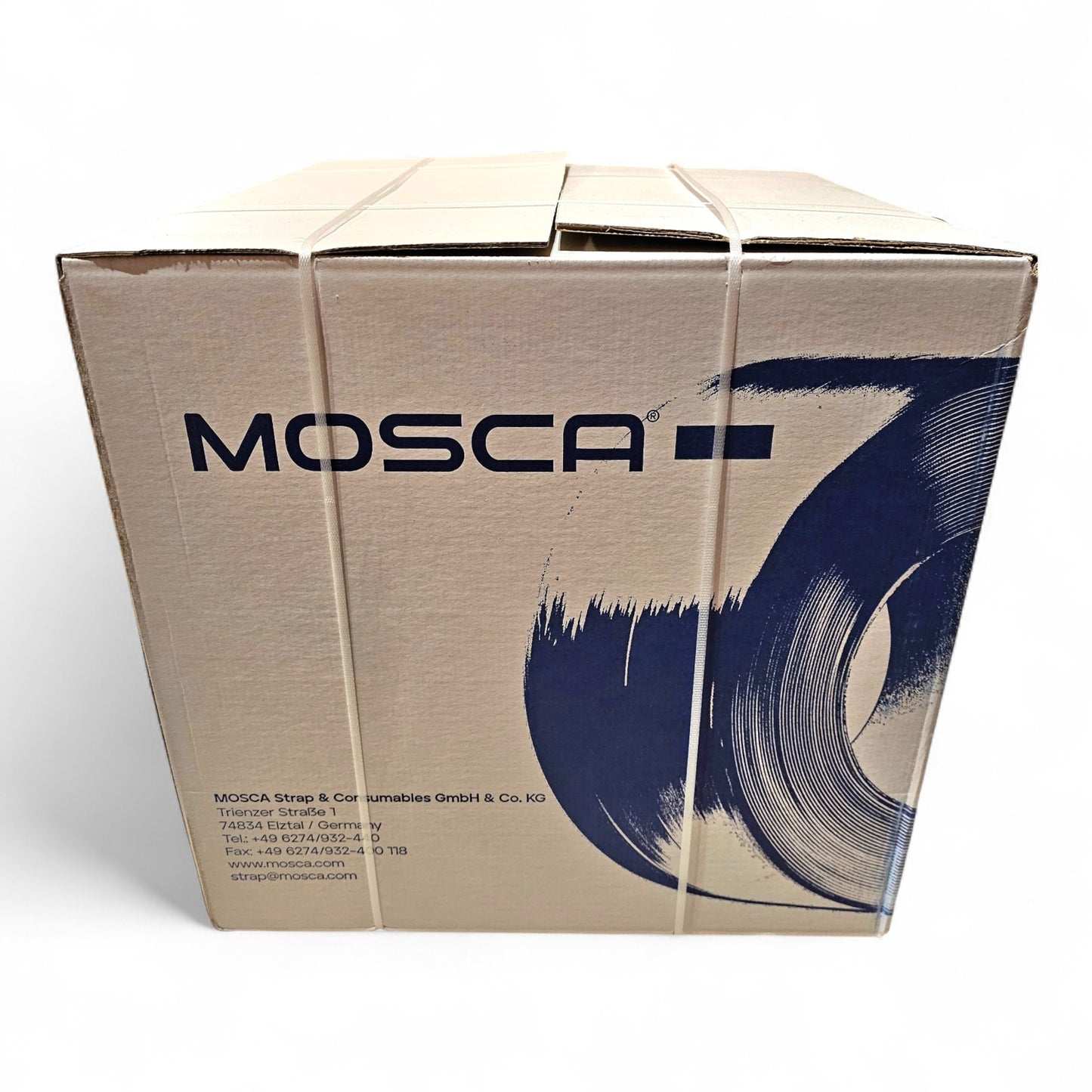 MOSCA 2 x 2500m PP-Umreifungsband 12 x 0,55mm weiß Kern 200mm