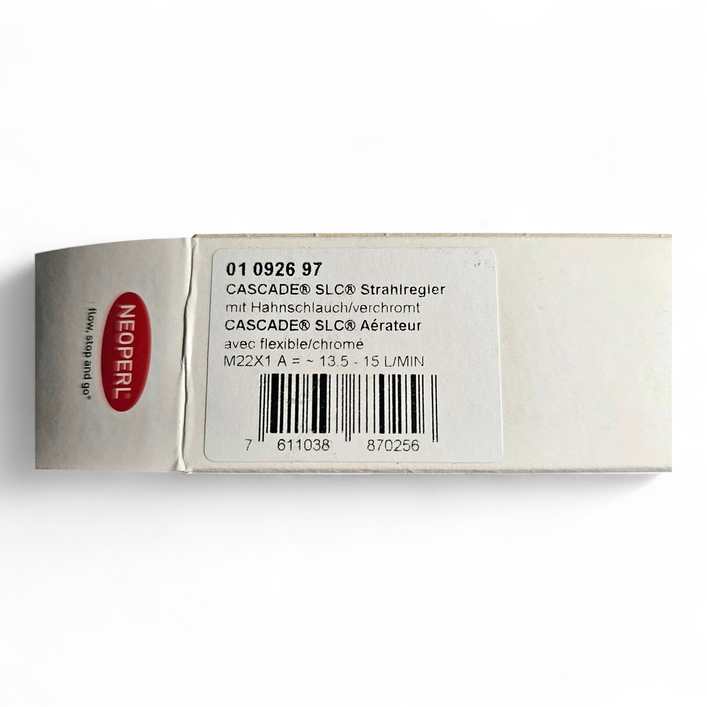 NEOPERL CASCADE SLC Strahlregler mit Hahnschlauch/verchromt M22x1