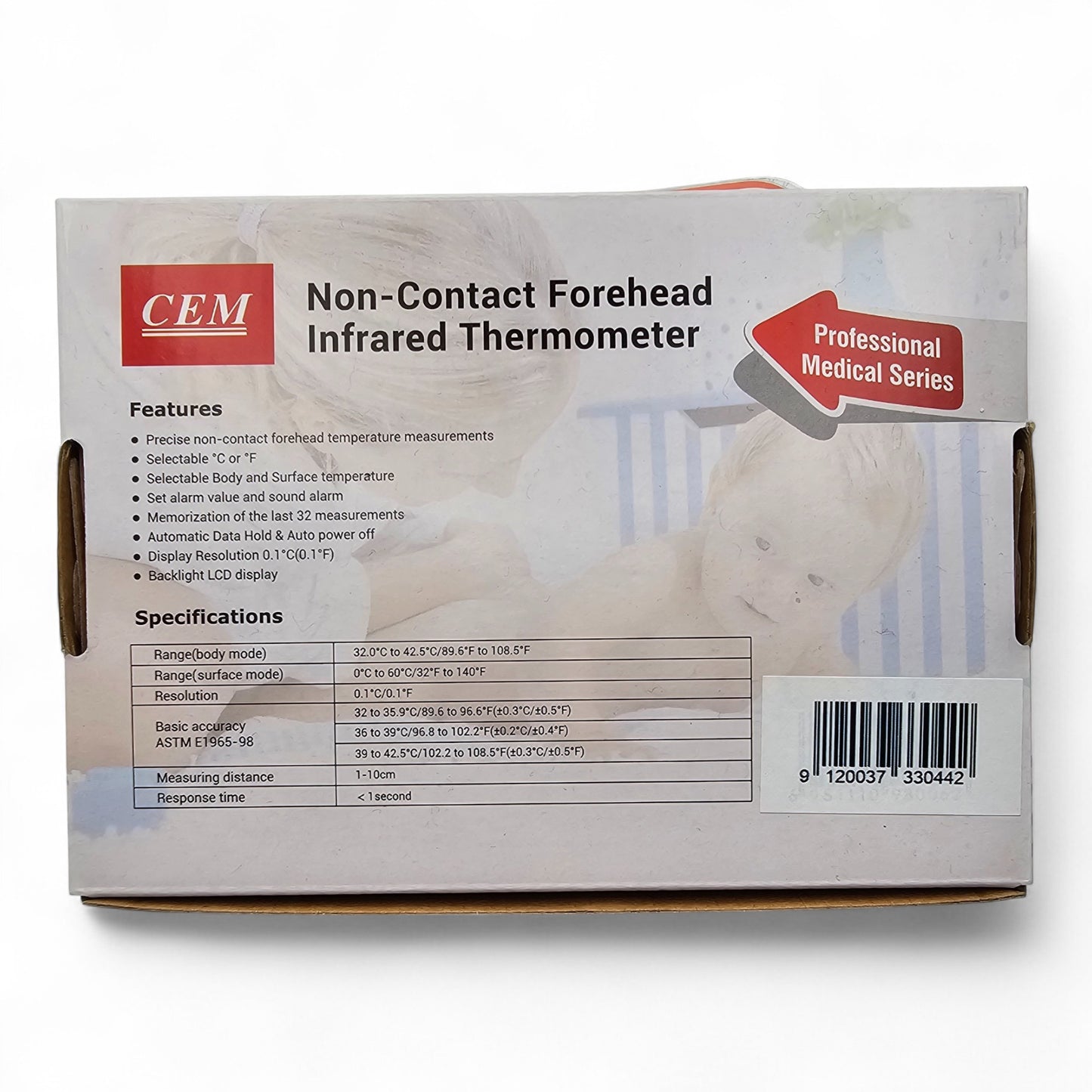 Infrarotthermometer Pancontrol.at IR-T42MED / CEM DT-8806S kontaktlos