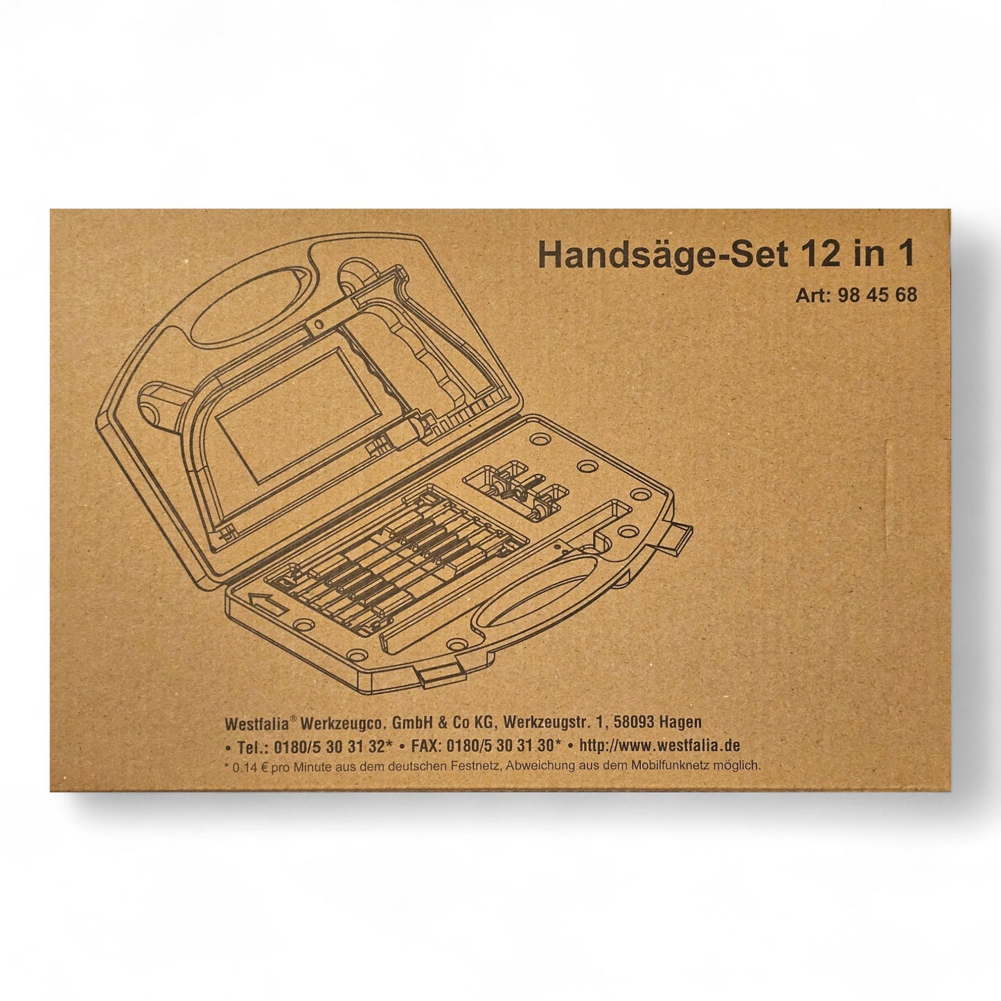 SMARTWORKS Handsäge-Set 12 in 1 Bügelsäge mit verschiedenen Sägeblättern