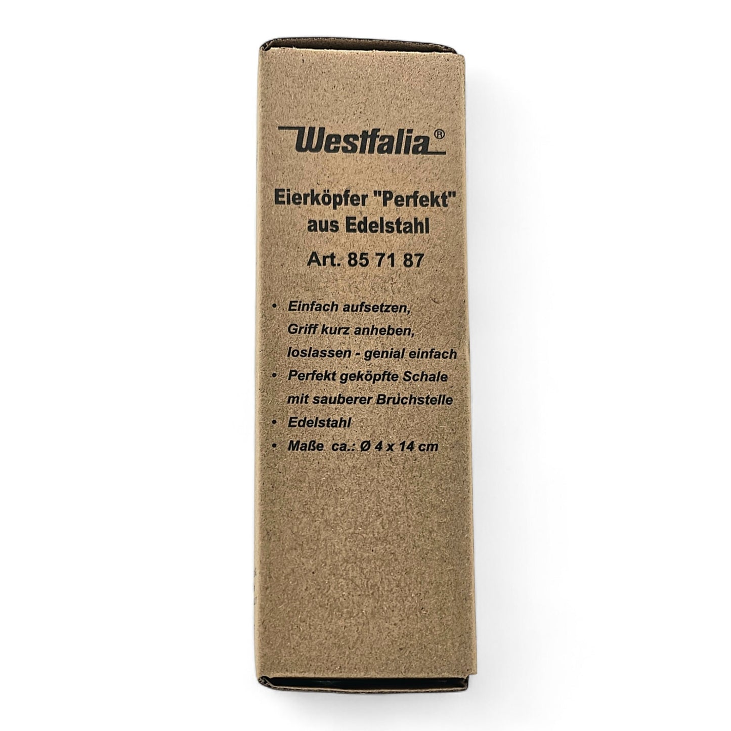 Westfalia Eierköpfer "Perfekt" aus Edelstahl Eieröffner
