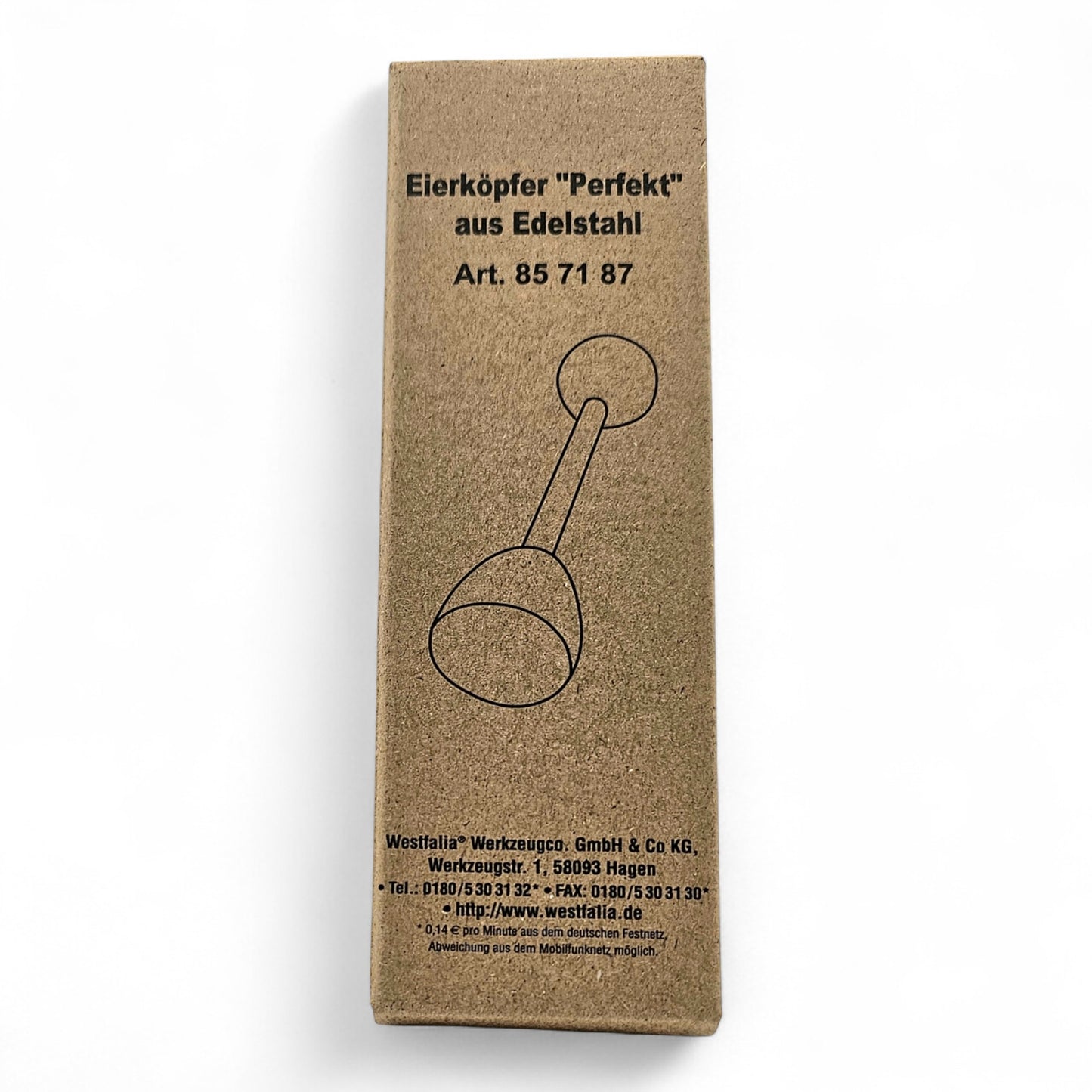 Westfalia Eierköpfer "Perfekt" aus Edelstahl Eieröffner