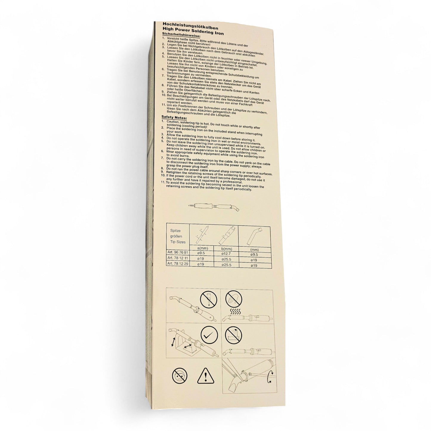 Wetekom Hochleistungs-Lötkolben 230V/200W mit gebogener Spitze 19 mm 78 12 11
