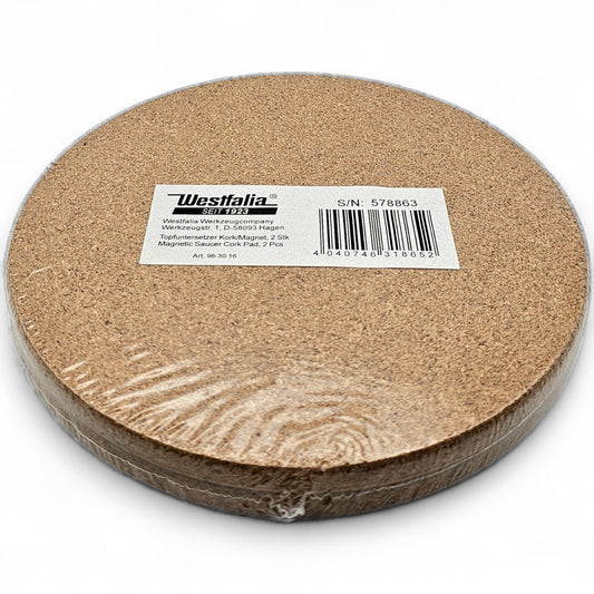 Doppelpack Westfalia Topfuntersetzer aus Kork magnetisch praktisch 18,5 cm