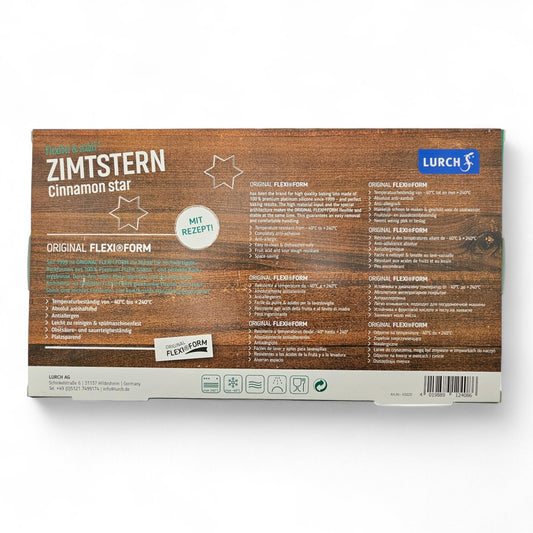 LURCH Backform Flexiform Zimtstern 175x300mm braun
