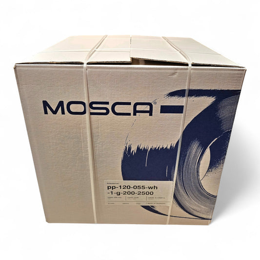 MOSCA 2 x 2500m PP-Umreifungsband 12 x 0,55mm weiß Kern 200mm
