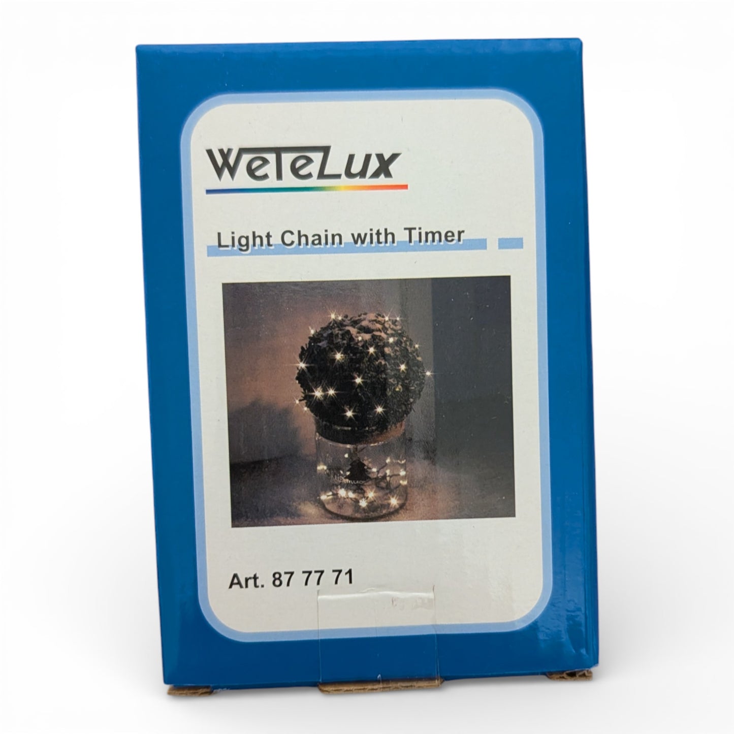 WeTeLux Lichterkette mit Timer IP44 3 x AA