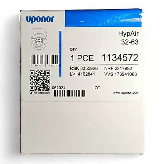 UPONOR HYPAIR 32-63 ROHRBELÜFTER BELÜFTUNGSVENTIL
