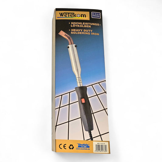 Wetekom Hochleistungs-Lötkolben 230V/200W mit gebogener Spitze 19 mm 78 12 11
