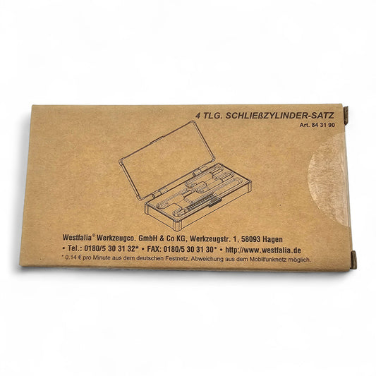 Westfalia Schrauben-Ausdreher Set mit 1 x 8mm Fräsbohrer und 3 Schraubenausdreher