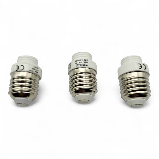 3er Pack WeTeLux Lampenadapter E27 auf G9 max. 75 W