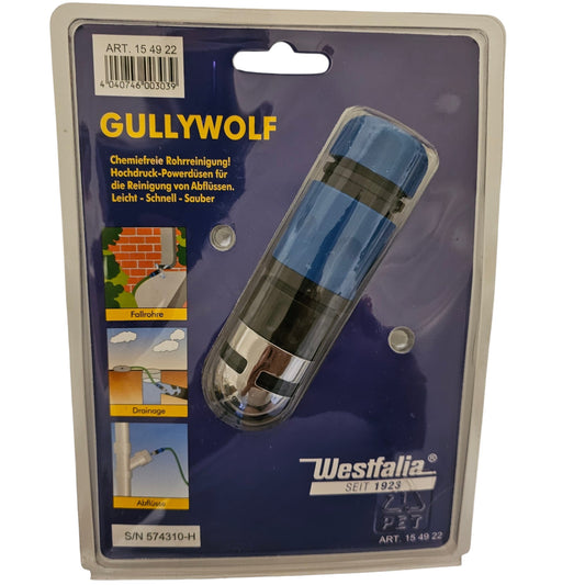 GULLYWOLF Rohrfräse zur chemiefreien Rohrreinigung