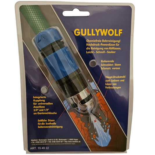 GULLYWOLF Rohrfräse zur chemiefreien Rohrreinigung