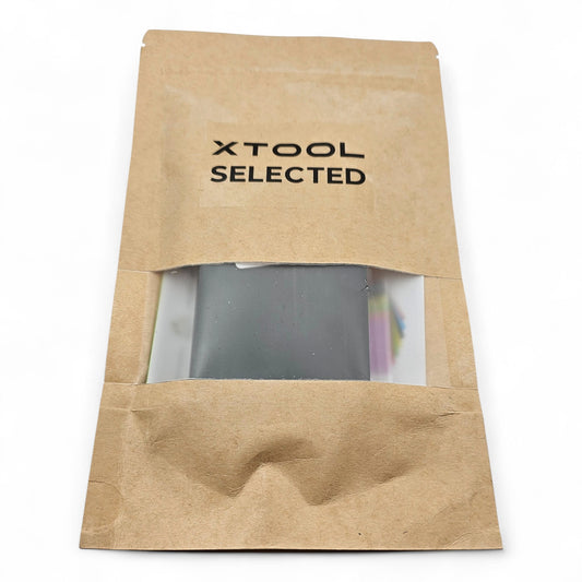 60 x XTOOL SELECTED Schwarze Metall-Visitenkarten für Lasergravur
